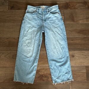 Madewell Perfect Vintage Wide-Leg Crop Jean, Halstead Wash